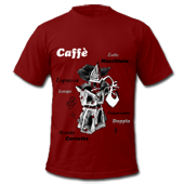 Moka Kaffee T-shirts Italien