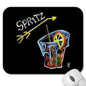 Spritz mousepad funny gift Venice Italy